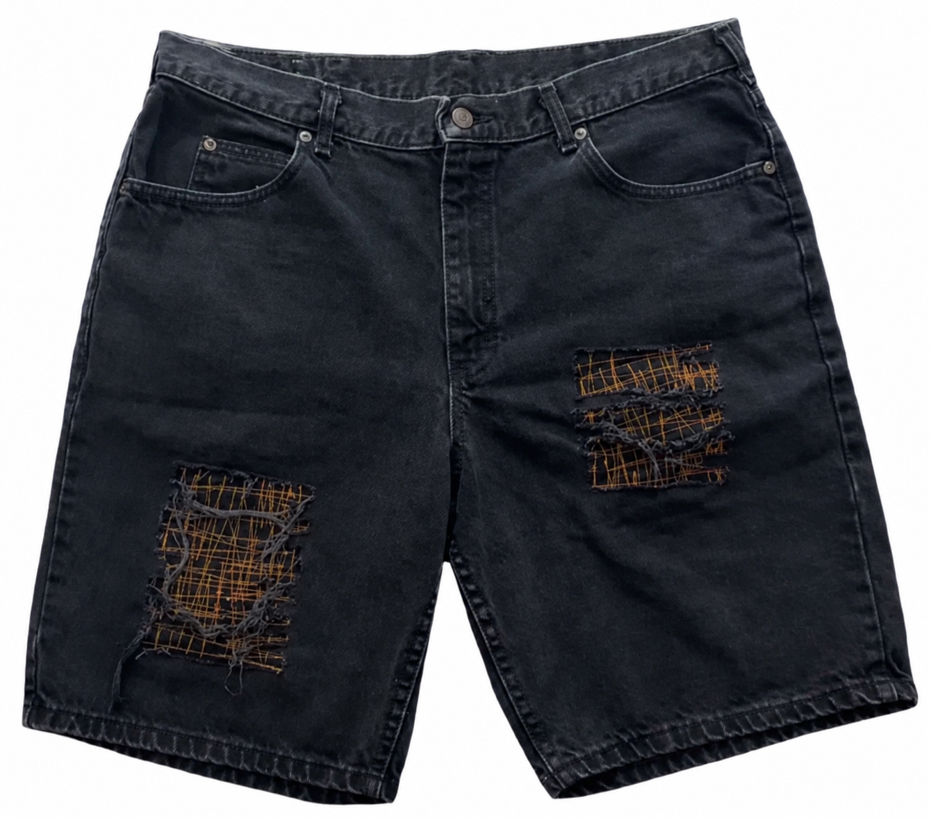ZigZag Black Jorts