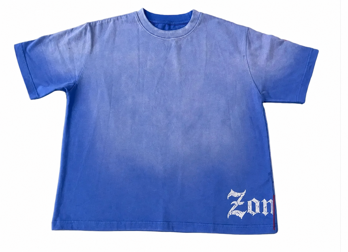 Zonez Logo Tee — Faded Blue