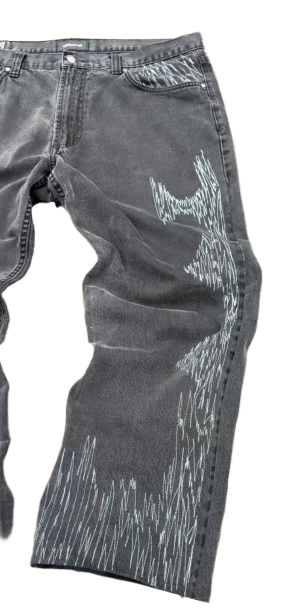 1of1 Spiderman Inspired Black Jeans