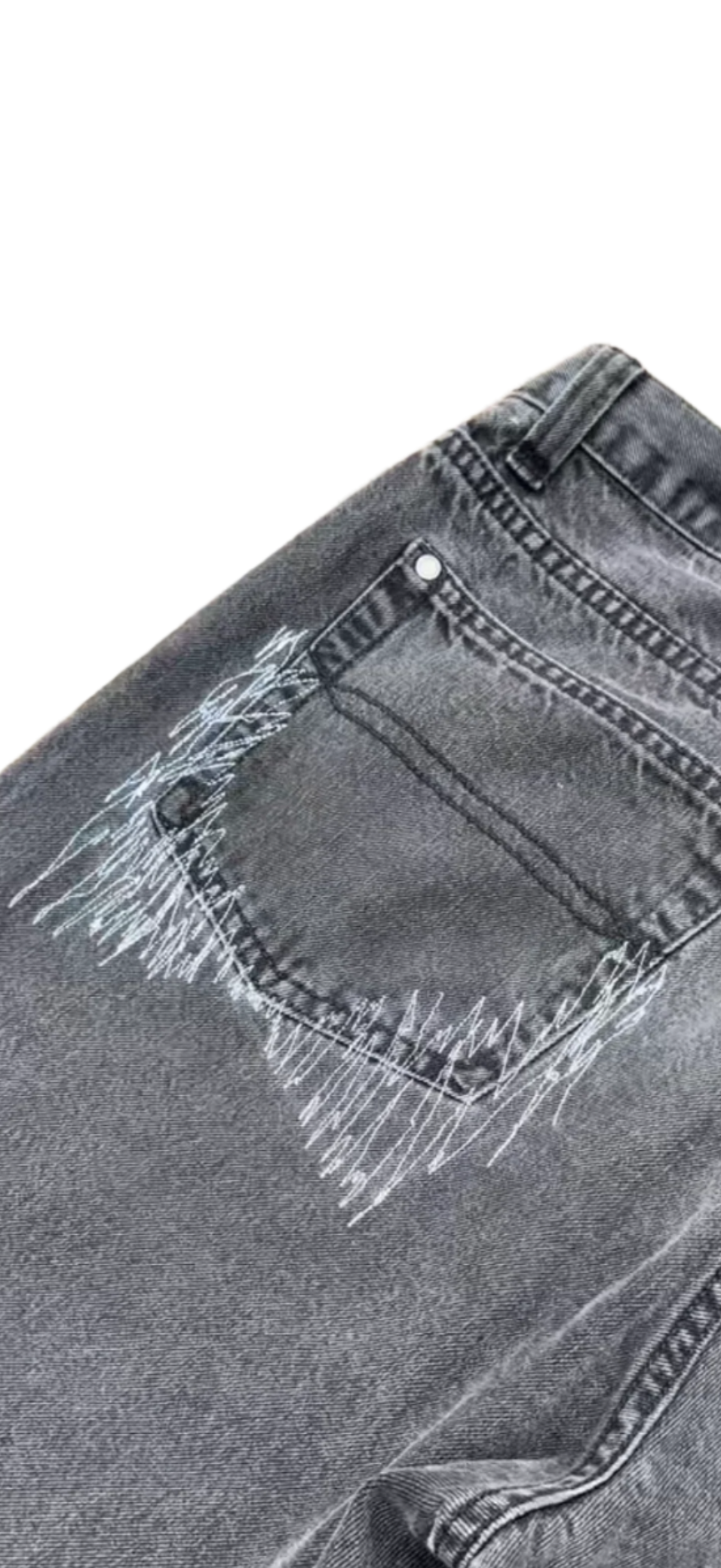 1of1 Spiderman Inspired Black Jeans