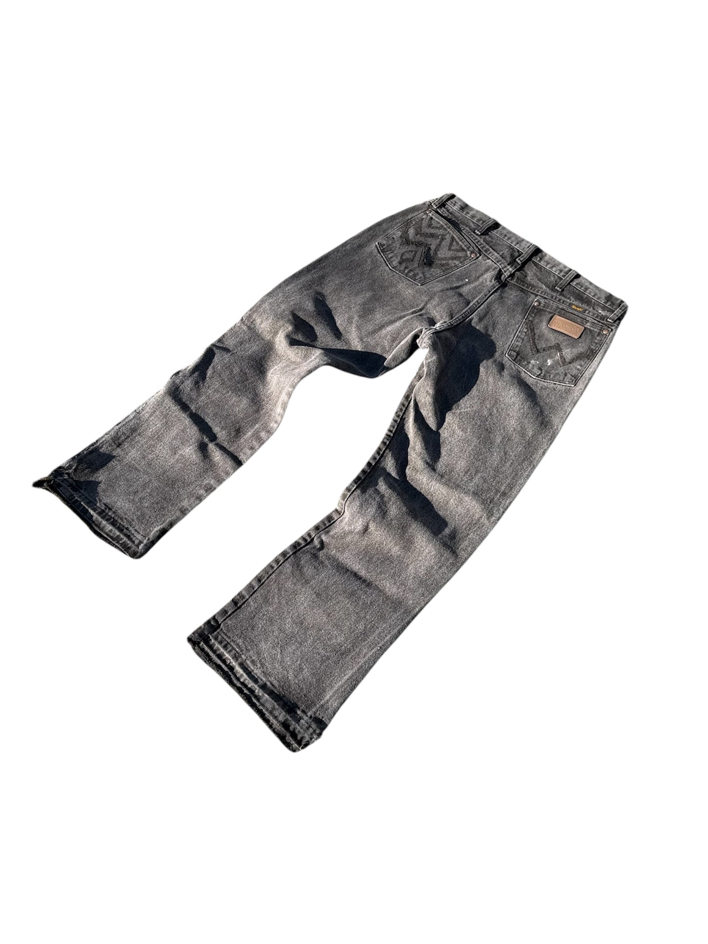 1of1 dark brown jeans w/ flares