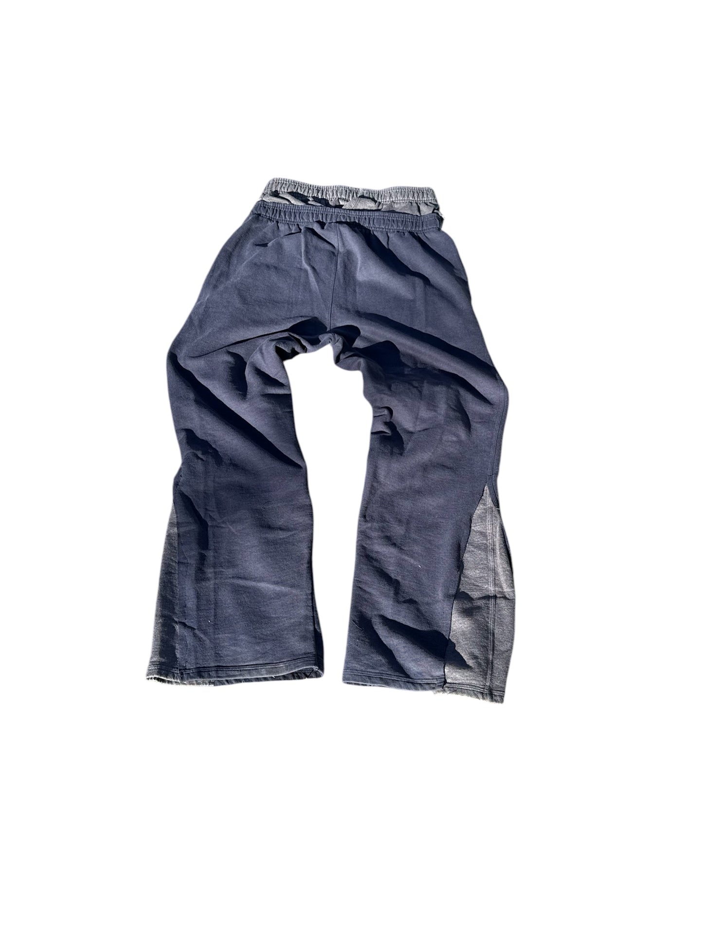 double-waisted reworked Champion sweatpants