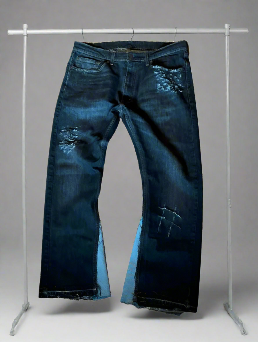 Custom Flared Levi Jeans