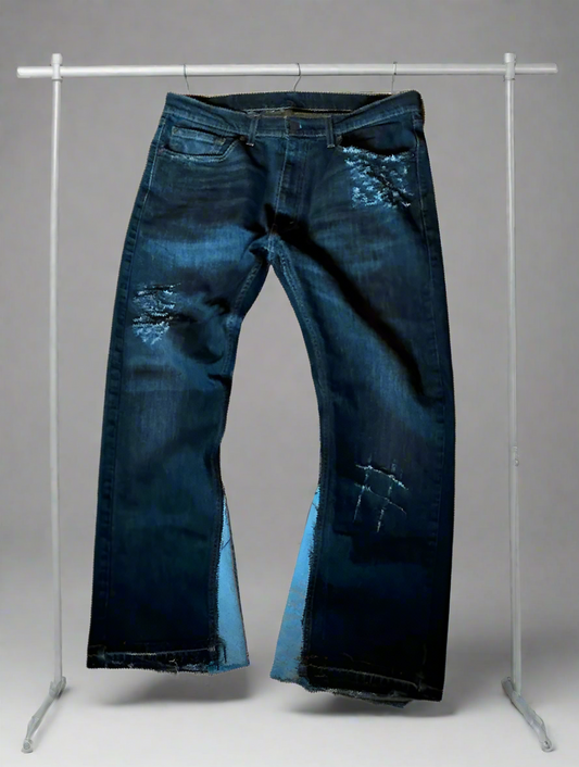 Custom Flared Levi Jeans